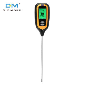 Diymore 6-in-1 đất màu mỡ/đất Ph/đất nhiệt độ ℃ ℉/độ ẩm đất/môi trường chiếu sáng/môi trường độ ẩm phát hiện đa chức năng đất TES