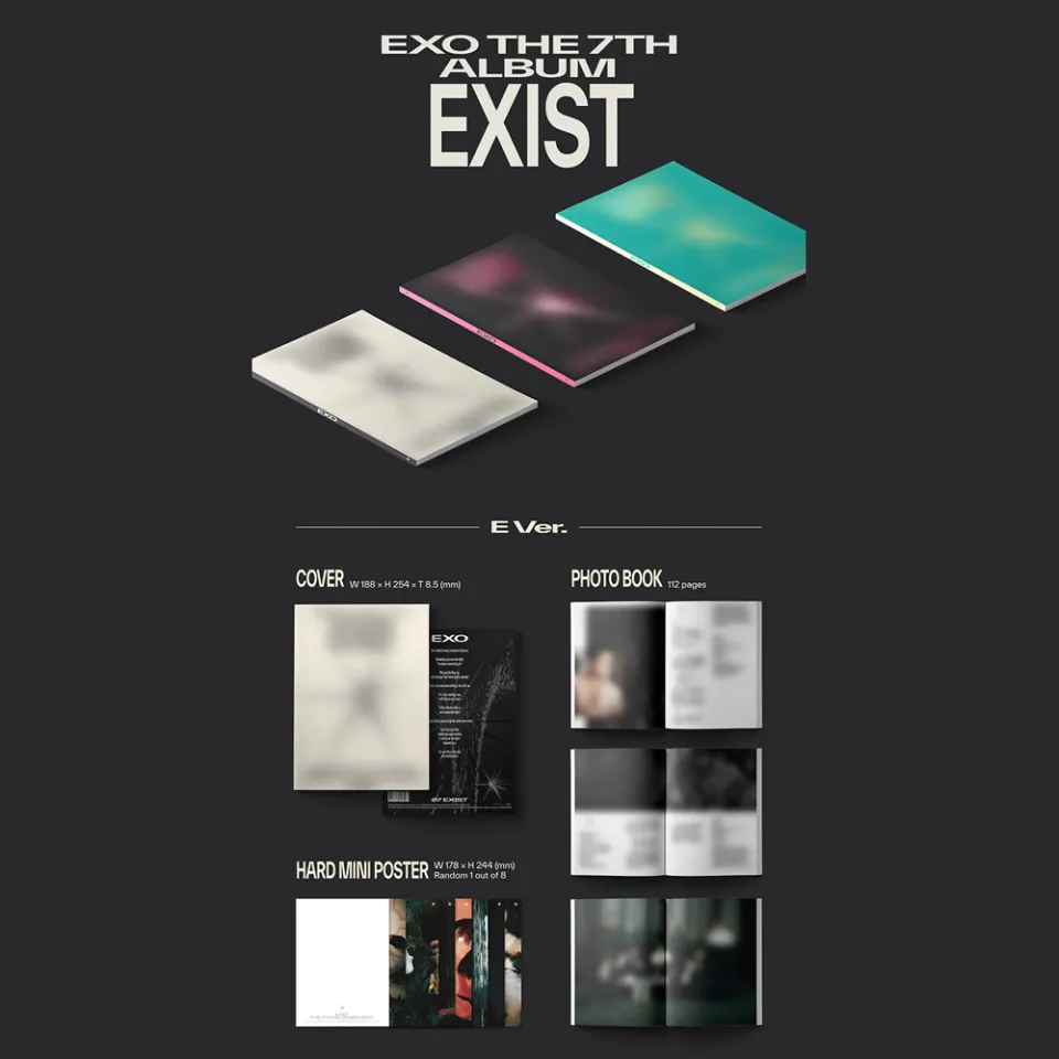 KPOPMERCH EXCLUSIVE ] EXO - 7th Album [ EXIST ] PhotoBook