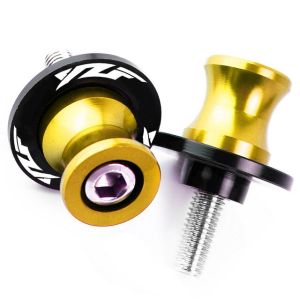 Realzion 2022 2pcs Motorcycle For Yamaha YZF R1 R6 R25 R3 R15 V3 V2 VVA MT 03 09 25 Swingarm Spools Stand With YZF logo
