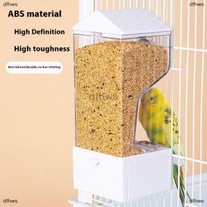 [COD] dfhws Large Capacity Pet Parrot Automatic Feeder Bird Cage Food Box Husk Separation Anti-splash Integrated Splash Feeder Pet Supplies