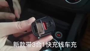 Sạc xe hơi Cáp sạc nhanh lò xo 3 trong 1 PD sạc xe hơi USB kép Bộ sạc xe hơi đa chức năng K4