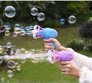 Babyloved เครื่องทําฟองสบู่ ปืนเป่าฟองอากาศอัตโนมัติสําหรับเด็ก เครื่องฟองใหญ่