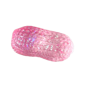 DUDLEYB Slow Rebound Glitter Peanut Squishy Toy Buttery Soft Texture Slow Rising Peanut Stress Ball New Malt Syrup Texture Peanut Squeeze Toy Fidget Toy