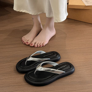 [Free Shipping] WomenS Thick-Soled Flip-Flops For Summer 2025 New Style Non-Slip Beach Casual Versatile Sandals