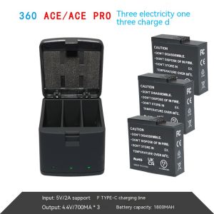 20240329  Insta360 Ace/Ace Pro/AcePro 2 Sports Camera New Charger Battery Set Sports Camera Accessories