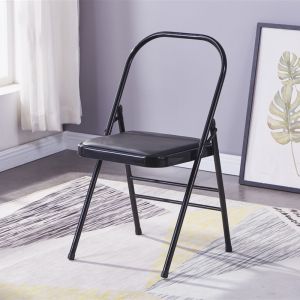 Yoga Chair Foldable Metal Chair Multi-purpose Yoga Auxiliary Chair Bold Thickening Folding Yoga Chair瑜伽椅