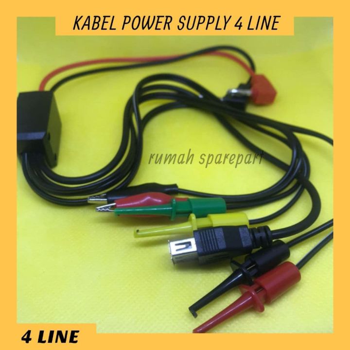 KABEL POWER SUPPLY 4 LINE ALAT SERVICE HP Lazada Indonesia