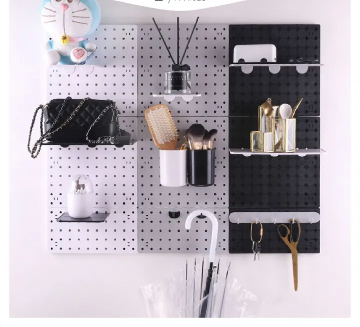 Pegboard%20Perforated%20Display%20Board%20Wall%20Display%20Rack%20Peg%20Board%20Wall%20Mounted%20Hole%20Board%20Bedroom%20Wall%20Organizer%20%E6%B4%9E%E6%B4%9E%E6%9D%BF%E7%BD%AE%E7%89%A9%E6%9E%B6%20-%20Image%203