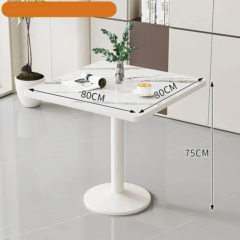 Tulip Table 60-80cm Round Table Minimalist Modern Leisure and - Main Image