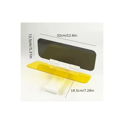 【In-Demand Item】 Dual Purpose Car Sun Visor - Day & Night Anti Glare Visor Extender with Night Driving Shield & UV Protection for SUVs Trucks