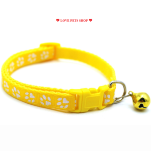 Vòng cổ cho Mèo có chuông giao màu theo yêu cầu - Love Pets Shop