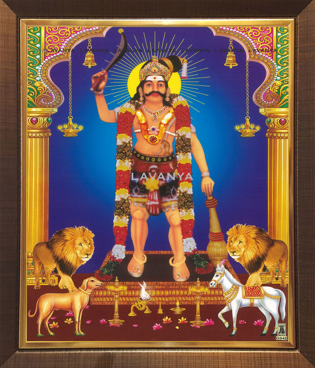 Karuppasamy Village deities of South India Tamil Nadu By Chennai Indipup