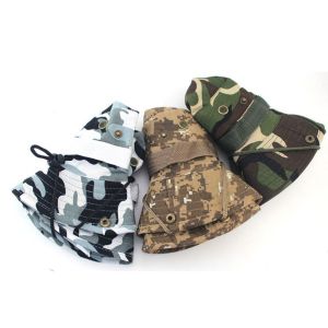 MEEU Nóng bức Quân đội Bush Cái mũ rác rưởi Câu cá Đi bộ đường dài Mũ ngoài trời Boonie Cap Sun Camo