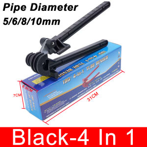Manual Pipe Bender Tool for 5 6 8 10mm Copper Aluminum Steel Pipes Compact Handheld DIY Plumbing