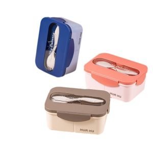 Kotak Makan Anak Dan Dewasa Anti Tumpah 3 Sekat Bahan Food Grade 1200ML