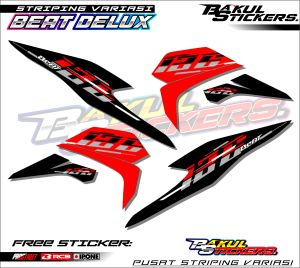 STRIPING MOTOR HONDA BEAT DELUX VIETNAM STYLE / STICKER LIST MOTOR HONDA BEAT DELUX