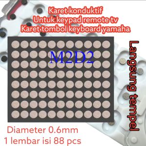 KARET TINTA KONDUKTIF CONDUCTIVE KEYPAD REMOTE TOMBOL KEYBOARD YAMAHA ORIGINAL