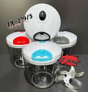 STV FOOD CHOPPER BESAR ( 5 & 3 PISAU ) BLENDER TANGAN TARIK MANUAL BUMBU DAPUR