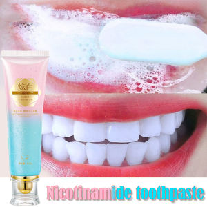 10PCS Original toothpaste pemutih gigi kuning Nicotinamide Pemutihan Gigi Ubat Gigi Nafas Segar Kristal Ubat Gigi Gigi Gigi Pembuangan Lembut Pemutihan Gigi untuk Gigi Sensitif bodyaid whitening teeth ubat gigi viral teeth whitening ubat gigi