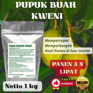 Pupuk Booster Kweni Pelebat Organik Cepat Berbuah Lebat Besar Anti Rontok Pembesar Kweni