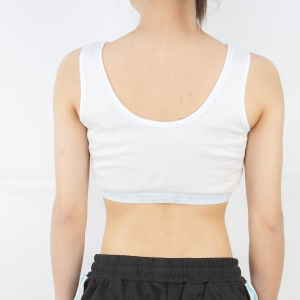 เสื้อซับในเสื้อกล้ามเด็กไม่มีฟองน้ำ ผ้าคอตตอนแท้ ใส่สบาย ระบายอากาศได้ดี มีทั้งแบบสวมและแบบตะขอหลัง