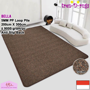 Tren-D-rugs Karpet polos permadani modern alas lantai ruang tamu kamar tidur bulu minimalis murah halus 200 cm x 300 cm - NMs