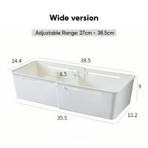 🇸🇬 Ready Stock Expandable Drawer Organizer Storage Box – Adjustable Divider for Underwear Skincare Stationery