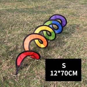 【Home_Master】ธงกังหันลมสีรุ้ง กังหันลม แบบเกลียว สีรุ้ง พับได้ สําหรับบ้าน และสวน กังหันลมของเล่นสําหรับเด็ก