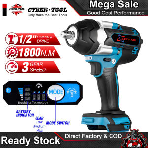 1800NM Cordless Impact Wrench Heavy Duty 1/2" Brushless Electric Impact Wrench Original Japan Power Tools