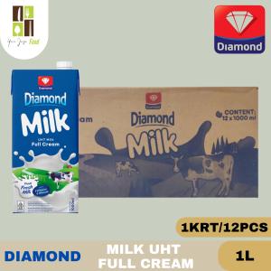 Diamond Susu UHT Full Cream 1000ml -1KRT/12PCS Susu Full Cream