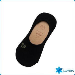 LoviRa Women Boat Socks Cute Cat Embroidery Sock Casual Invisible Short Stockings Summer Candy Color