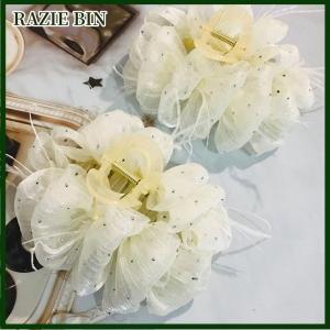 RAZIE BIN Elegant Temperament Starry Sky Feather Bubble Hair Clip For Women Headwear Hairpin Ornament Accessories