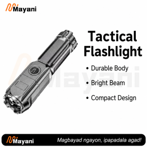 Super Bright LED Flashlight High Power Rechargeable Torch Long Range Beam for Outdoor Camping