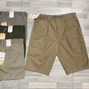 Quần ngố kaki thô nam trung niên hàng ngon bổ rẻ phom đẹp