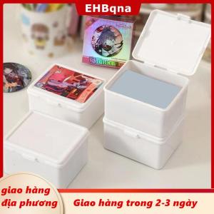 [COD] EHBqna 3PF Ship within 24 hours Hộp đựng trong suốt Hàn Quốc Hộp bí mật đựng thẻ photocard Hộp sắp xếp photo card Hộp phân loại dạng nắp gập