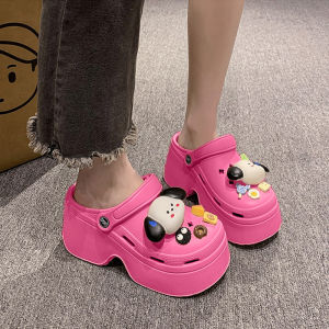 LHSunshine เตรียมจัดส่ง รองเท้าแบบสวมหัวโต มีสายรัดส้น จะใส่แบบรัดหรือไม่รัดก็ได้ แถม Jibbitz ติดรองเท้าให้ด้วย โคตรถูก สาวๆต้องมีรุ่นนี้ค่าาา