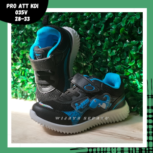 WIJAYA - Sepatu Anak PRO ATT KDI 035V 28-33 /Sepatu Anak /Sepatu Sekolah /Sneakers /Sepatu Karakter /Sepatu Warna/Sepatu Perekat /Sepatu Murah