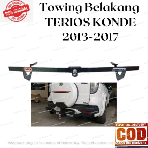 TANDUK TOWING DEPAN BELAKANG BESI BAR PELINDUNG BEMPER MOBIL TERIOS KONDE 2013-2017