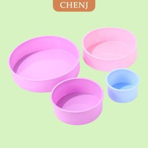 [COD] CHENJ 1ชิ้นแม่พิมพ์ซิลิโคนทรงกลมถาดอบเค้กขนาดเล็กแม่พิมพ์ฟองดองสำหรับทำขนมขนมเยลลี่เครื่องครัวแบบทำมือ