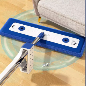 GREENSINDOOR 45cm Wanrong Cotton Bread Mop 2026 New Model Hands-Free Wash Water-Absorbing Bread Flat Mop强吸水平板拖把