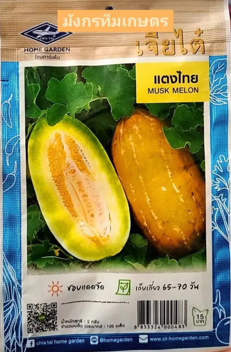 เมล็ดพันธุ์ แตงไทย แตงไทยลูกยาว เจียไต๋