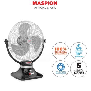 Maspion Kipas Angin Berdiri / Lantai Besi - 18 inch - PW459 - FREE ONGKIR Jabodetabek