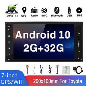 2DIn Radio Car Android 12 Car Multimedia Player For Toyota Vios Crown Camry Hiace Previa Corolla RAV4 7 Inch MP5 Stereo Player