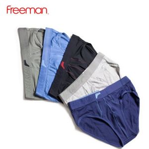 Combo 3 Quần lót nam cotton trơn thấm hút mồ hôi tốt nhiều màu sắc lựa chọn Freeman BO636