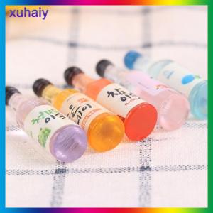 xuhaiy 10pcs 1/12 dollhouse Miniature เรซิ่นเบียร์ขวดจำลองไวน์รุ่น