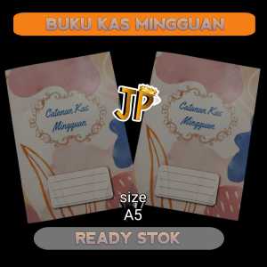 BUKU CATATAN KAS MINGGUAN CANTIK & MURAH | A5 | -SIAP KIRIM