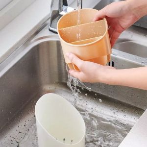 OS - E204- Cultery Holder/ Tempat Sendok dan Garpu / Wadah Penyimpanan Pisau Gunting Peralatan Dapur / Holder Sendok Garpu