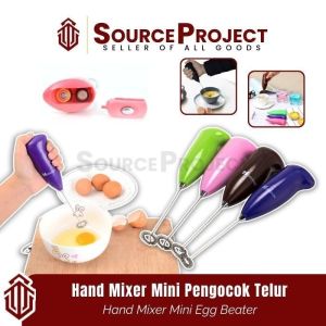 Hand Mixer Mini Pengocok Telur Milk Frother Pengaduk Kopi Milkshake Elektrik | Source Project