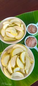 มะม่วงดองเกลือ ขนาด 1000 กรัมพร้อมพริกเกลือ