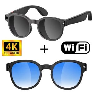 NEXTYOO 1Pcs AIMB-S1 Kính thông minh AI Đen Trắng  loại và nhựa Kính thông minh đeo được  Chống ánh sáng xanh Kính dịch thuật thời gian thực để nhận diện hình ảnh và trò chuyện bằng AI